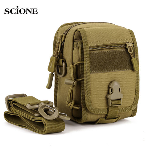 Waterproof Molle Tactical Pouch Bags Organizer EDC Waist Belt Bag Military Army Shoulder Strap Nylon Camping Small Pack XA582WA ► Photo 1/6