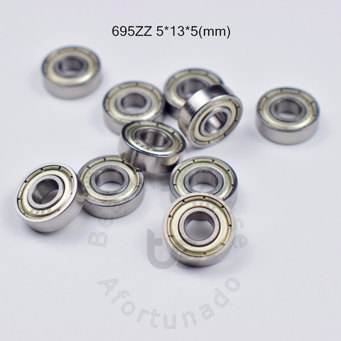 695ZZ W5 5*13*5(mm) 10pieces bearing free shipping ABEC-5 bearings Metal Seal Bearing 695W5 695 639/5ZZ chrome steel bearing ► Photo 1/6
