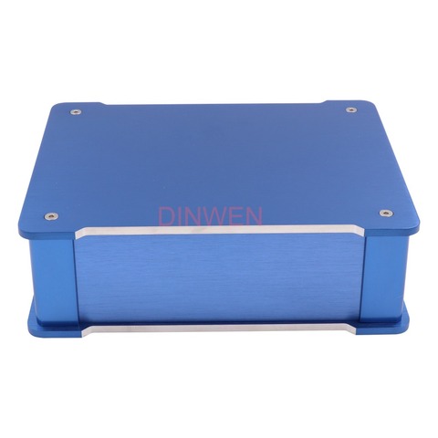 220x70x180mm Blue Machined Full Aluminum Alloy Amplifier Chassis Enclosure Case Box For HIFI Tube Audio DIY Project ► Photo 1/6