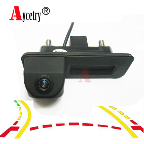 Aycetry! HD ccd night vision car trunk handle reverse parking rear view camera for Skoda Fabia Octavia Yeti superb for Audi A1 ► Photo 1/6