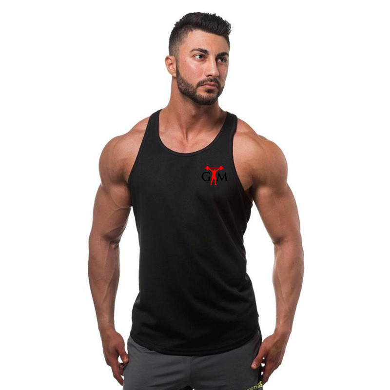 Men/'s Fitness Cotton Gym Top Vests Bodybuilding Sleeveless Tank Tops Undershirts