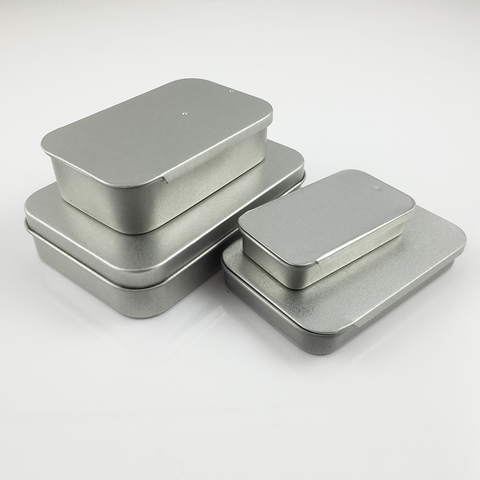 12pcs/ lot  Metal Tin Craft Box Survival Kit Container Storage iron box Pill travel type free shipping ► Photo 1/1