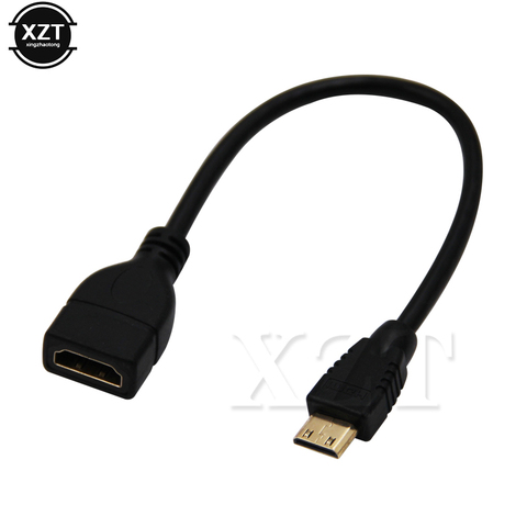 Mini HDMI Male to HDMI Female Converter Adapter Cable Cord 1080P mini HDMI to HDMI adaptor for Notebook PC ► Photo 1/5