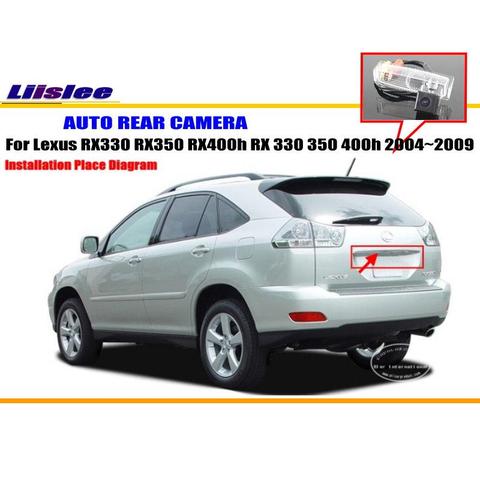 Liislee Car Camera For Lexus RX330 RX350 RX400h RX 330 350 400h 2004~2009 / Rear View Camera NTST PAL License Plate Light OEM ► Photo 1/1