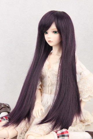 BJD / SD Doll Wigs   Photon/ minifee Chloe Male / Female Dolls black Long wig/3/1 / 1/6 Immediately shipped ► Photo 1/1