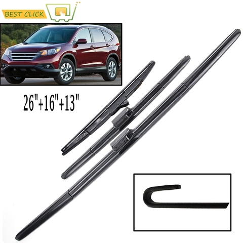 HBZYD Front Wiper Blades Front & Rear Wiper Blades Kit Set For Porsche For Cayenne