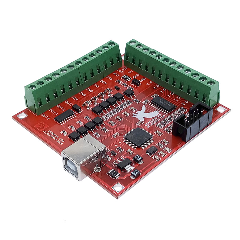 100Khz USB CNC MACH3 Breakout Board 4 Axis Interface Driver Motion Controller 
