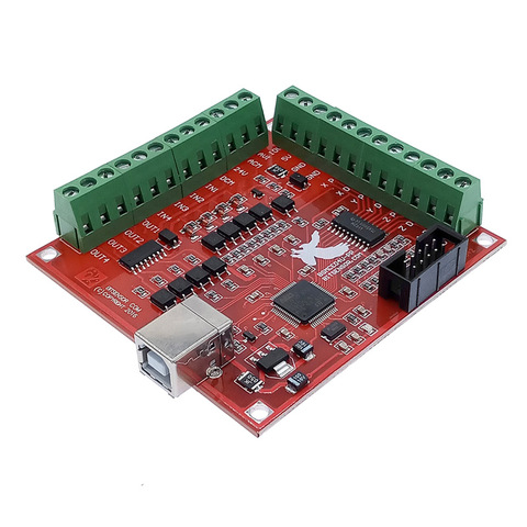 Breakout board CNC USB MACH3 100Khz 4 axis interface driver motion controller driver board ► Photo 1/6
