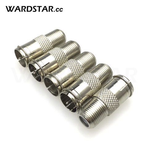5pcs/lot RF Coax UK Quick F Male to F Female Quick Plug F Type to CATV RF Connector F Female to CATV Male RF Coaxial Connector ► Photo 1/3