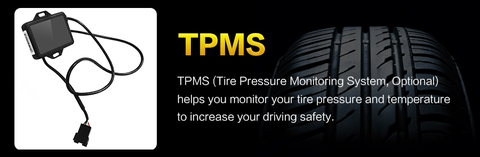 Car Monitor TPMS only fits for our store Hizpo Brand car DVD players ► Photo 1/1