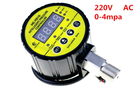 0-4MPA digital electric contact pressure gauge, vacuum meter, digital display, intelligent pressure controller, pressure switch ► Photo 1/4