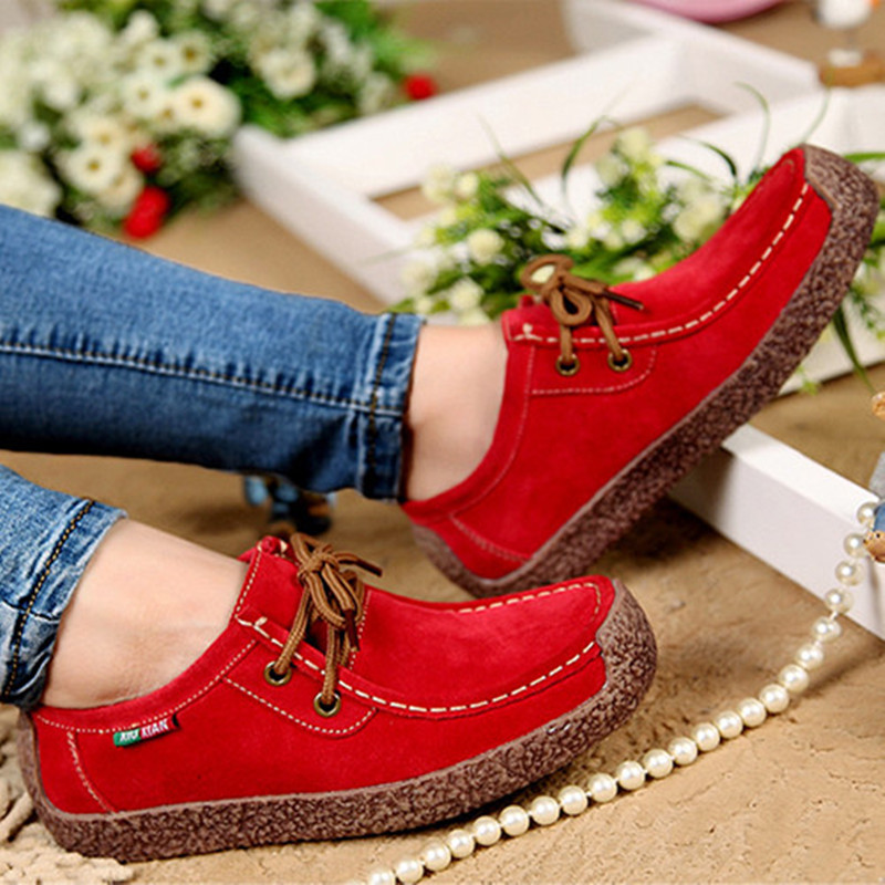 Lace-up Women Flats Comfortable Summer Loafers Women Shoes Breathable leather Sneakers Fashion Soft Casual Shoes Female - Price history Review | AliExpress Seller - 5 Shoe Store | Alitools.io