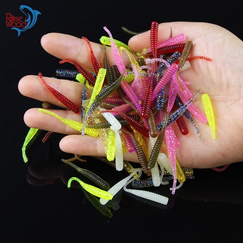 100pcs Pesca Artificial Soft Bait 4cm/0.3g UL Fishing Worm Swimbaits Soft  Lure Carp Fishing Bait Fishing Lure Mixed Colors - Price history & Review, AliExpress Seller - RoseWood Fishing Store
