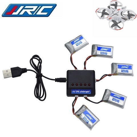 Original JJRC H56 battery 3.7V 300mAh For JJRC H56 T2G Drone Battery for RC Quadcopter Spare Part Lipo Battery and Charger 5in1 ► Photo 1/3