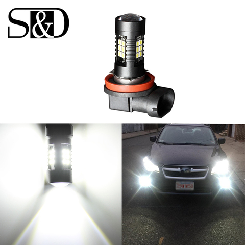 1200Lm H11 LED Car Lights Auto LED Bulbs 3030 White Daytime Running Lights DRL Fog Light 6000K 12V - 24V LEDs Driving Lamp ► Photo 1/6