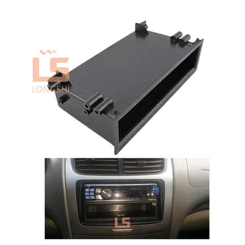 Universal pocket/Box for Toyota storage box,nissian,hyundai,etc,1 din size to comply with CD ► Photo 1/6