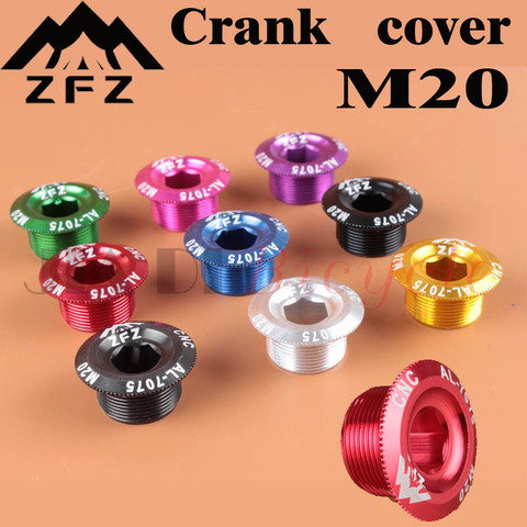 Crank Cover Screw Cap M20 MTB Crankset Crank Cover Aluminum BMX Road Bike Fitting 10 Colors ► Photo 1/5
