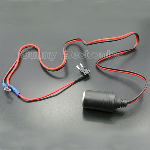 1M 1.5mm2 Car Cigarette Cigar Lighter DC12V Extension Mini Fuse Tap Holder Lead ► Photo 1/1