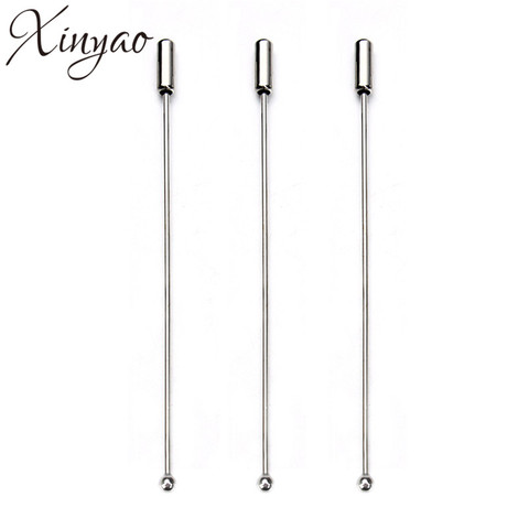 20pcs/lot 90mm Length Copper Hat Brooch Pins Diy With Stopper Safety Pins Metal Brooch Lapel Pins For Men Women Jewelry F5255 ► Photo 1/2