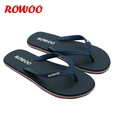 Flip Flops Men Beach Flat Sandals Open Toe Outdoor Casual Male Sandals Flip Flops 39-46 Big Sizes Summer Shoes Men Slippers ► Photo 1/6