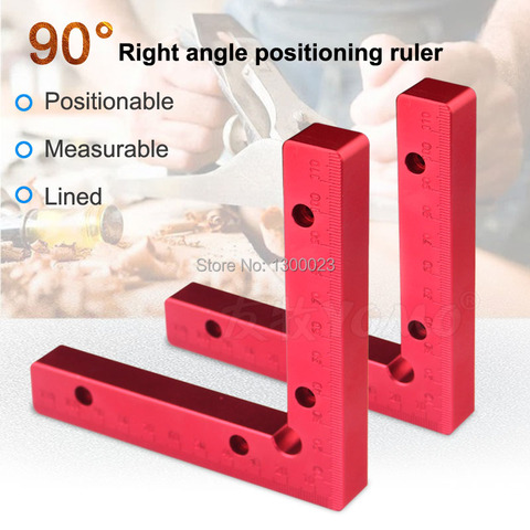 Aluminum Square Right Angle 90 Degree L-shaped Auxiliary Fixture Positioning Panel Fixing Clip Woodworking Carpenter Tools ► Photo 1/5