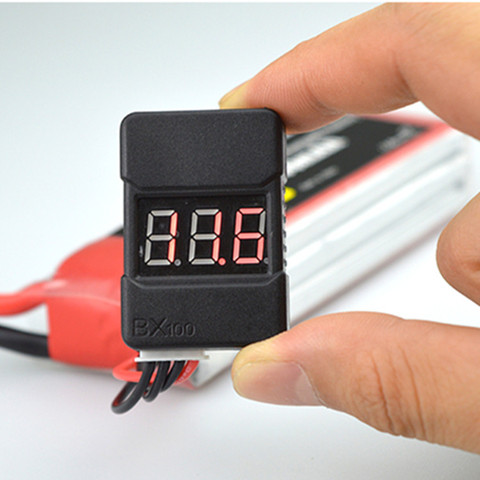 2pcs/1pcs BX100 1-8S Lipo Battery Voltage Tester/ Low Voltage Buzzer Alarm/ Battery Voltage Checker with Dual Speakers ► Photo 1/5