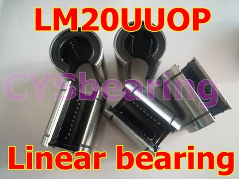 High precision20mm  LM20UU-OP open linear ball bearing LM20UUOP  linear Bush as 1pc ► Photo 1/1