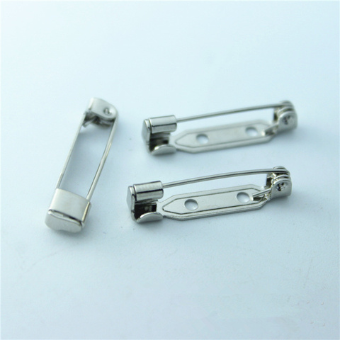 10pcs 2.4cm length High Quality Safety pin Brooch Base Back Bar Badge Holder Brooch Pins DIY Jewelry Finding ► Photo 1/6