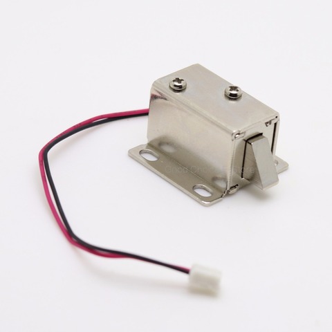 DC 12V Solenoid Electromagnetic Electric Control Cabinet Drawer Lock for DIY Project, Mini Small Size ► Photo 1/1