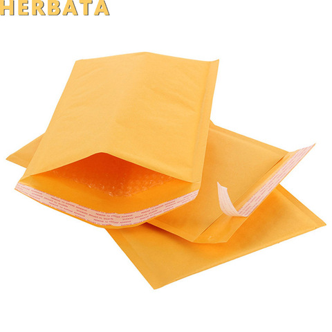 Wholesale 50pcs/lot Manufacturer Kraft Bubble Bags Mailers Padded Envelopes Paper Mailing Bags 11X13cm CL-2003 ► Photo 1/4