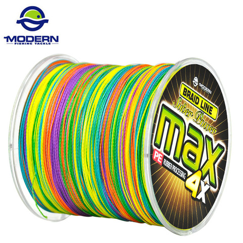 300M MODERN Carp Fishing Line MAX Series 1M 1color Multifilament PE Braided Fishing Rope 4 Strands Braided Wires 8 to 80LB ► Photo 1/6
