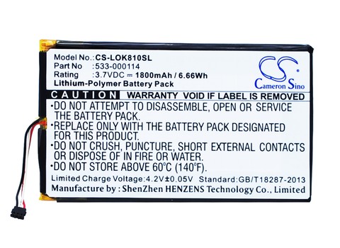 Cameron Sino Battery For Logitech IIIuminated Keyboard K810,K810 Keyboard Battery High Capacity ► Photo 1/4