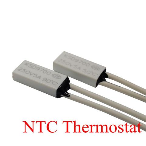 Thermostat KSD9700/TB05 40C-150C 45C 50C 55C 60C 15*7*3.5 Bimetal Disc Temperature Switch Thermal Protector degree centigrade ► Photo 1/2