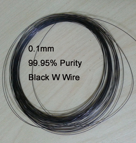 0.1mm Dia  High Purity Industry Experiment  Black Tungsten Wire Vacuum Heating W Material   about 10 meters ► Photo 1/2