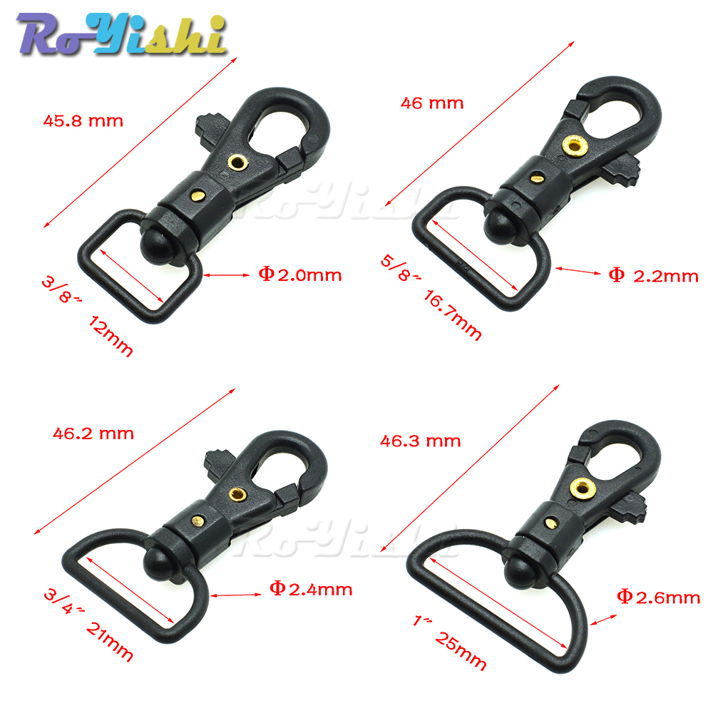Plastic lobster clasp Plastic Swivel Snap Hooks for Bag Belts Straps  Keychain Clasp Backpack Accessories - Price history & Review, AliExpress  Seller - RoYishi's Store