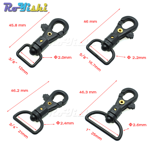 Plastic lobster clasp Plastic Swivel Snap Hooks for Bag Belts Straps Keychain Clasp Backpack Accessories ► Photo 1/6