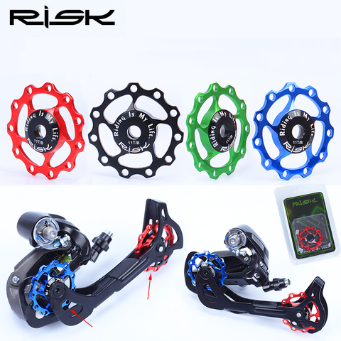 Bike 11T Wheel Aluminum Bicycle Rear Derailleur Jockey Wheel Road MTB Bike Guide Roller Idler Pulley Part Cycling Accessories ► Photo 1/1