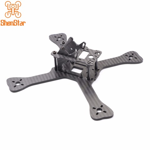 RC Racing Drone 3K Carbon Fiber Fishtail 210mm Frame Kit Super Light Mini Indoor FPV Racer DIY 4-axis Aircraft Accessories ► Photo 1/1