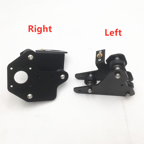 1pcs 3D printer parts CR-10 S4/S5 X axis motor mount bracket right/left X-axis Front/Back Motor mount Plate with wheels T nut ► Photo 1/6