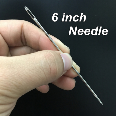 5pcs long size 6inch hair weave needle Turkey type Trussing Needles cooking kitchen Thread Sewing tools fabrics upholstery work ► Photo 1/1