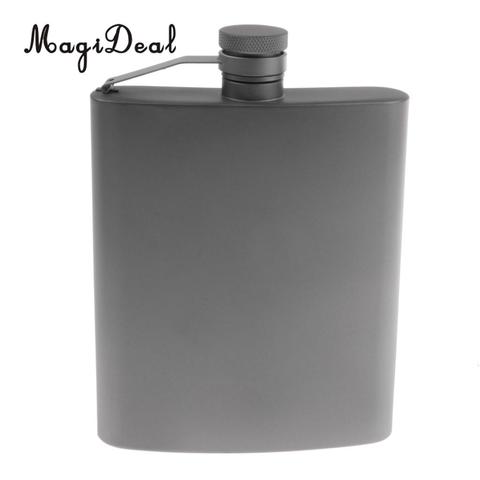 MagiDeal Titanium Hip Flask Pocket Liquor Bottle for Outdoor Camping Hiking Backpacking ► Photo 1/6