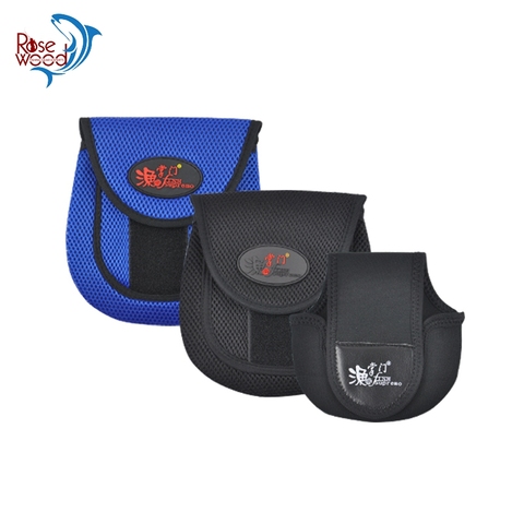 Reel Bag Black, Blue New Design Spinning / BaitCaster Fishing Reel Protective Storage Cover Bag Case Cove ► Photo 1/6