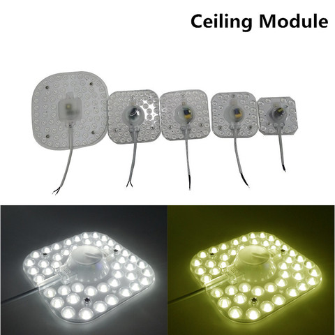 6W 12W 18W 24W 36W Led Panel Lights 220V Ceiling optical lens module Lamp Board Magnetic installation of home lighting ► Photo 1/4