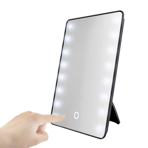 Ruimio Makeup Mirror With 8, Battery Operated Makeup Mirror Lights