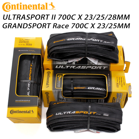 Continental Ultra Sport Ii Sport Sport Corrida 700 *23 /25c 28c Road Tyres Bicycle Tyre Folding Bicycle ► Photo 1/6
