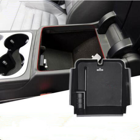 Car Styling Dedicated Modified Central Armrest Storage Box Glove Tray Pallet Case For Volkswagen vw Touareg 2016 Car Accessories ► Photo 1/2