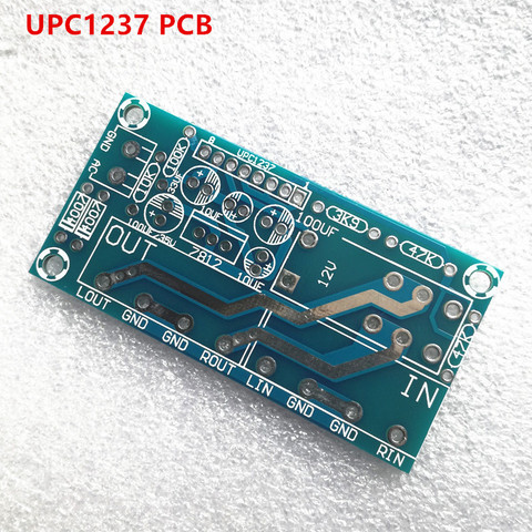 UPC1237 c1237 7812 Speaker protection board DIY PCB 1 Relay 2 channels for amplifier Horn protection board ► Photo 1/3