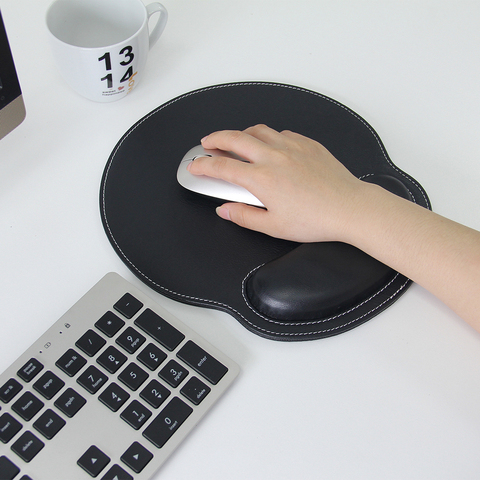Mouse pad with wrist support comfort hand rest anti-skid ergonomic gaming mousepad ► Photo 1/6