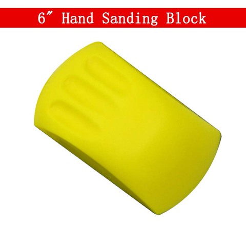 6 Inch Hand Sanding Block Back-up Sanding Pads for Sandpaper Sanding Discs for Wood working Manual Polishing Hook-Loop ► Photo 1/5
