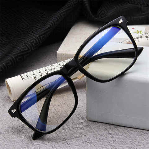 1 pc Fashion Women Men Transparent Computer Glasses Spectacle Frame Anti Blue Ray Clear Lens Eyeglasses ► Photo 1/6